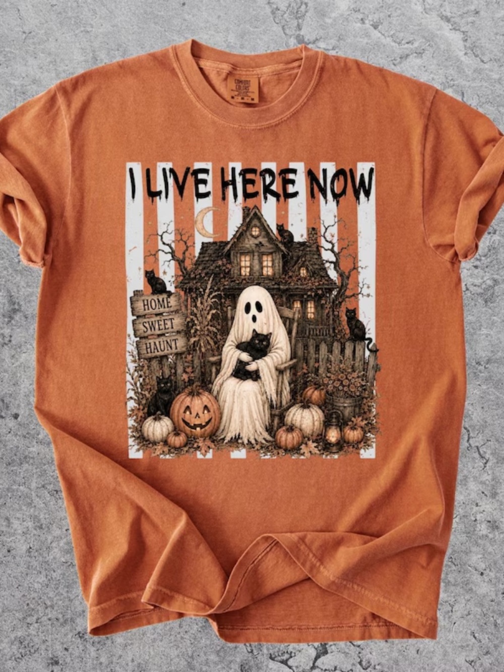 Home Sweet Haunt Halloween Graphic Tee - Yam